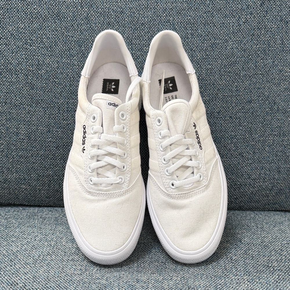 Adidas Men's 3MC Off-White Canvas Sneakers